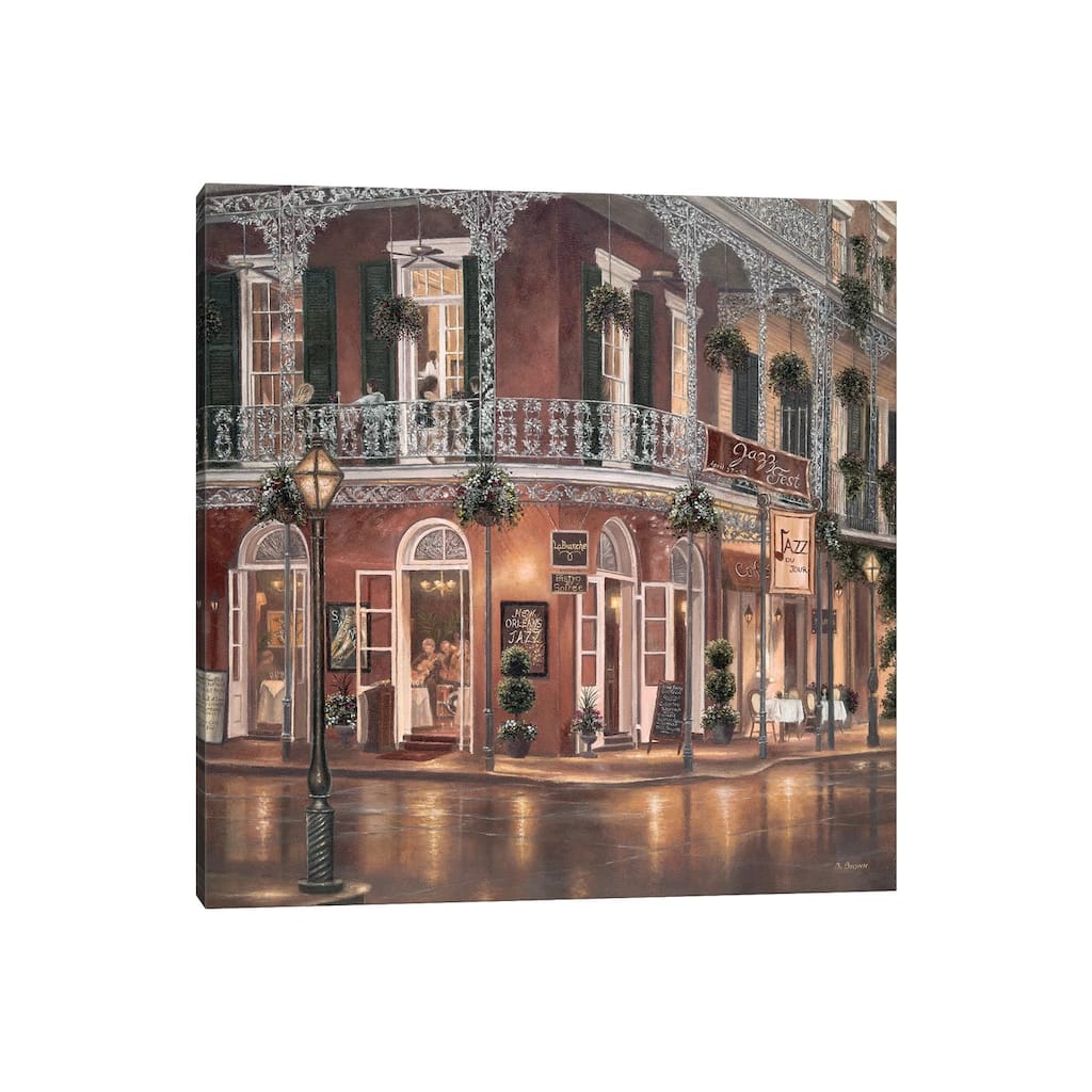 iCanvas "Jazz du Jour" by Betsy Brown Canvas Print