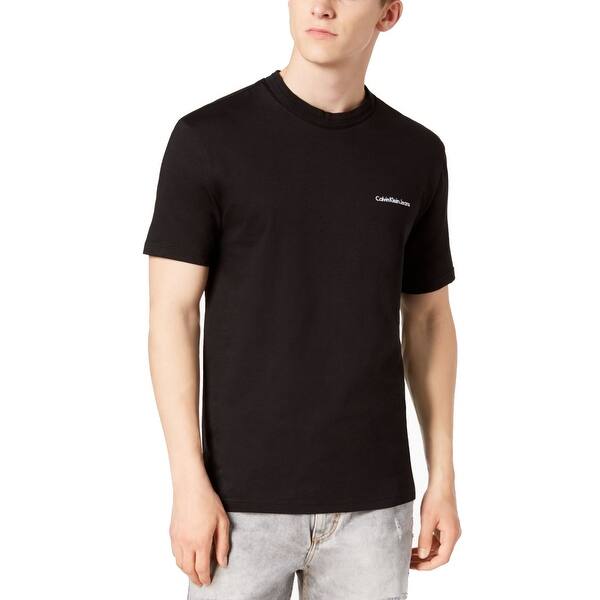 Shop Calvin Klein Jeans Black Mens Size Xl Logo Graphic Tee T