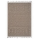 preview thumbnail 1 of 6, LOOM & LUXE Collection 6X9 Natural/Traditional Area Rug - 93" D x 79" W x 0.28" H