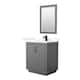 Option Dark Gray / Giotto Quartz Top / Matte Black