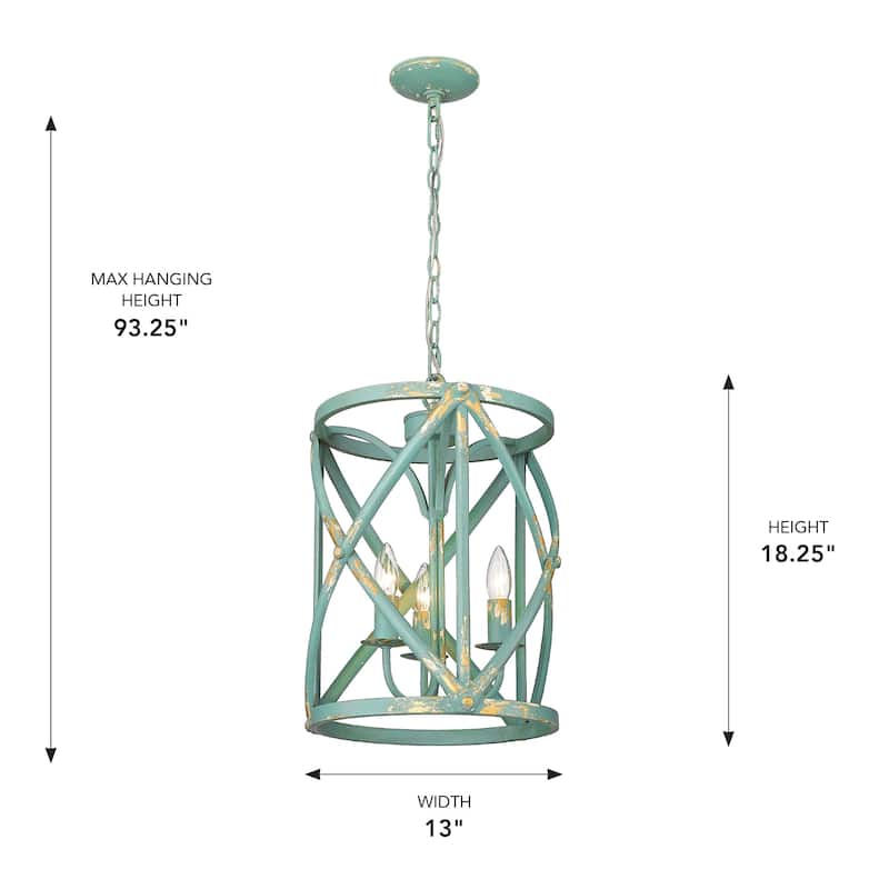 Alcott 13" Wide 3-Light Pendant