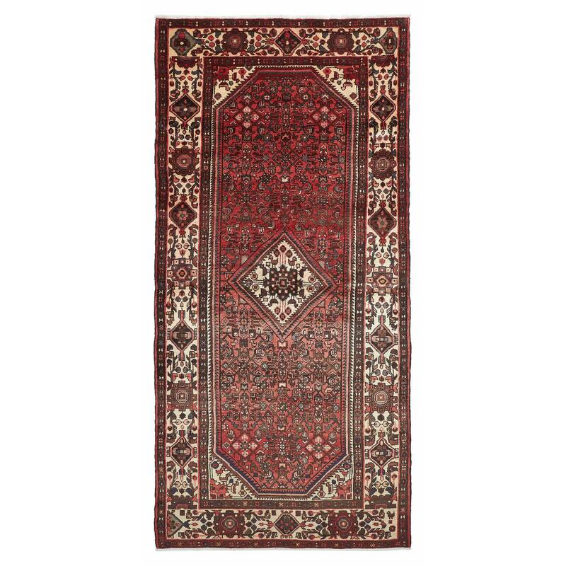 ECARPETGALLERY Hand-knotted Andelz Red Wool Rug - 5'3 x 10'11
