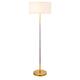 Silver Orchid Gotho Pedestal Contemporary Floor Lamp