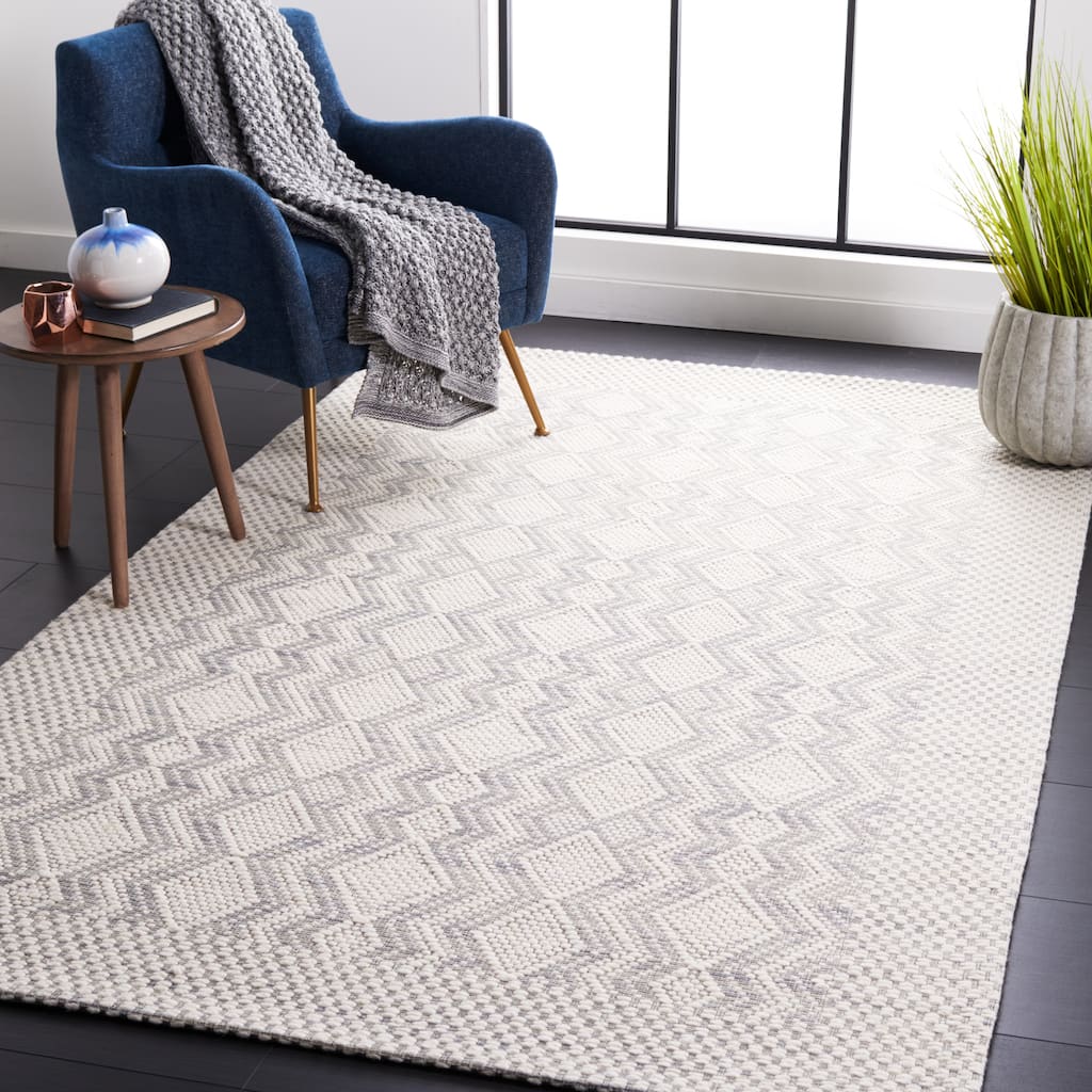 SAFAVIEH Handmade Marbella Jillette Modern Wool Rug