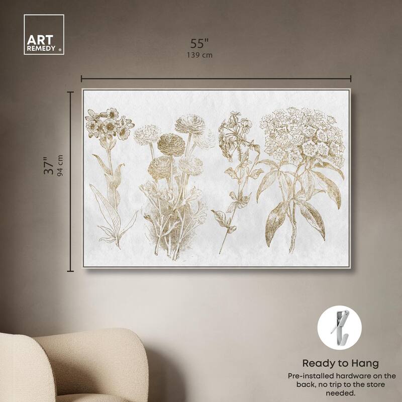 Floral Selection Quad Canvas by Art Remedy