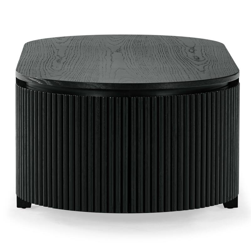 SAFAVIEH Couture Shelbie Reeded Oval Coffee Table, Fully Assembled - 51"W x 25"D x 16"H
