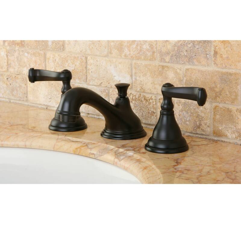 Kingston Brass Royale Widespread Bathroom Faucet with Pop-Up Drain