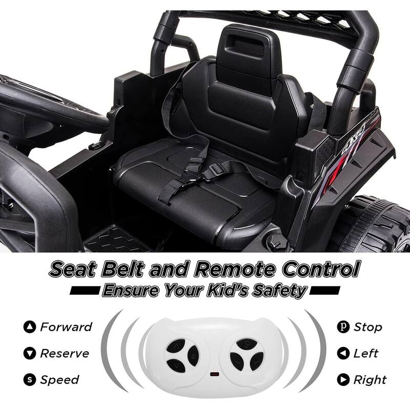 12V Kids Ride On Car Truck Parent Remote Contro Spring Suspension