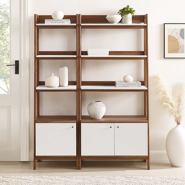 Bixby Wood Bookshelves - Set of 2 - Bed Bath & Beyond - 36984489