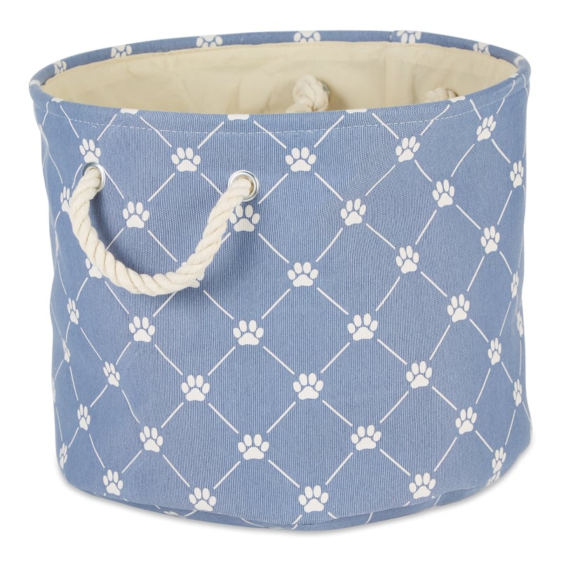 Bone Dry Polyester Pet Bin Trellis Paw
