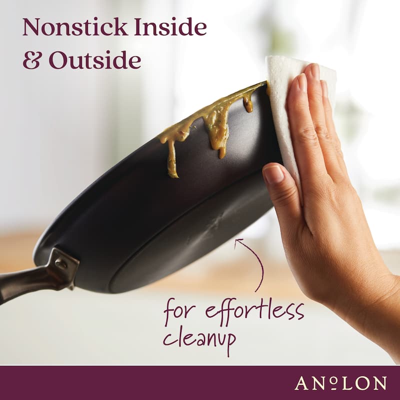 Anolon Advanced Home Hard-Anodized Nonstick Cookware Set, 11-Piece