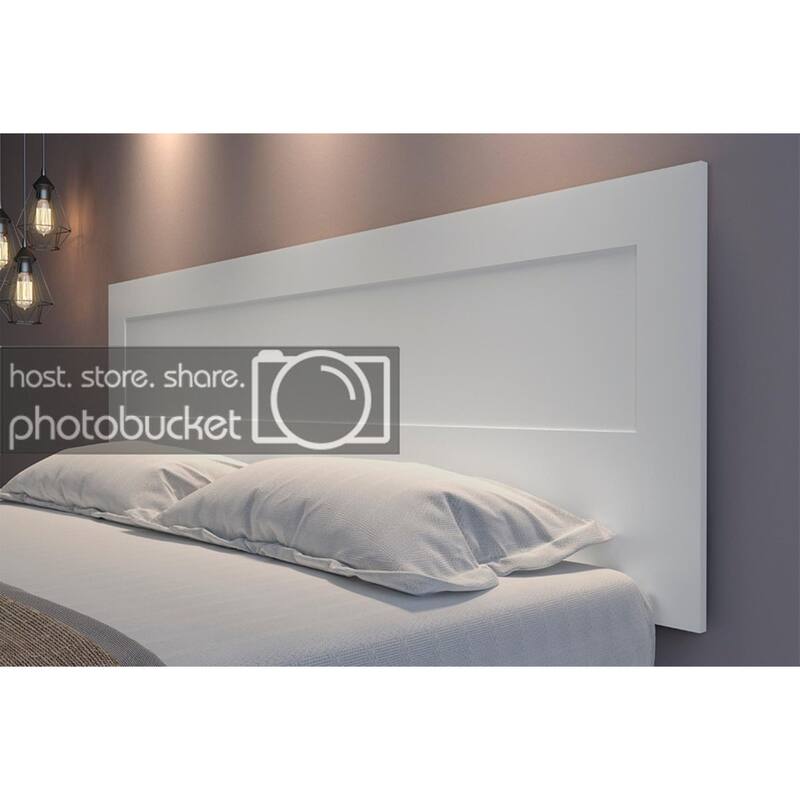 Mid-century Platform Bed with Headboard