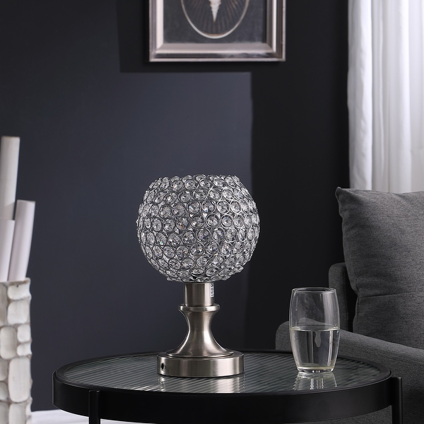 Upright shop table lamp