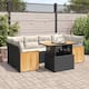 Option Black and cream with storage