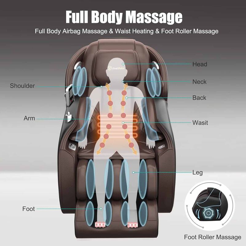 Ukuowu's Newest Massage Chair with Full Body Zero Gravity, SL Track, Body Scan and Heating