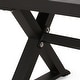 preview thumbnail 10 of 8, Waterford Outdoor Aluminum Outdoor Bench by Christopher Knight Home