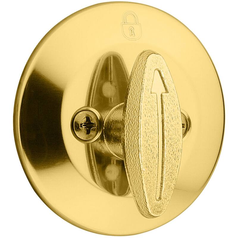 Kwikset One Sided Deadbolt with Back Plate from the 660 Series