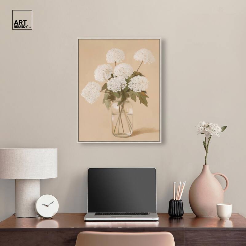 Lace in a Vase II Canvas by Art Remedy