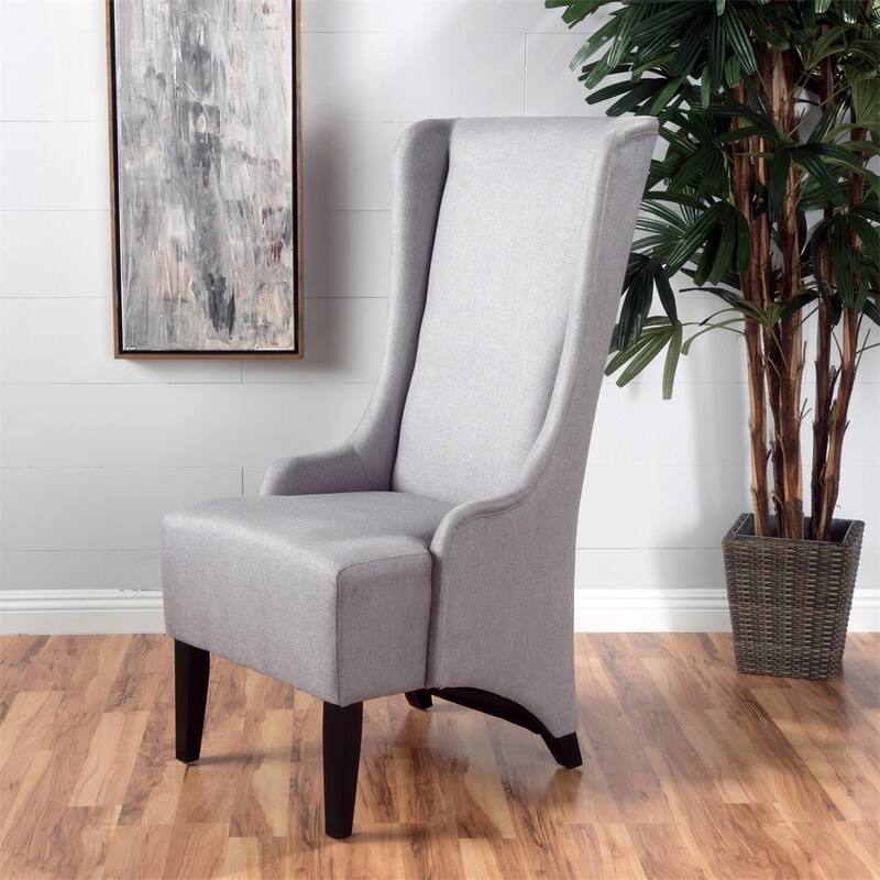 Dining Chair, Upholstered Back Rest Seat Accent Chair With Birch Wood Legs, Leisure Chair For Restaurants Living Rooms