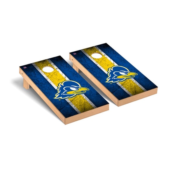 slide 2 of 5, Delaware Blue Hens Vintage Cornhole Board Set
