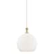 Option Brushed Brass / Matte White