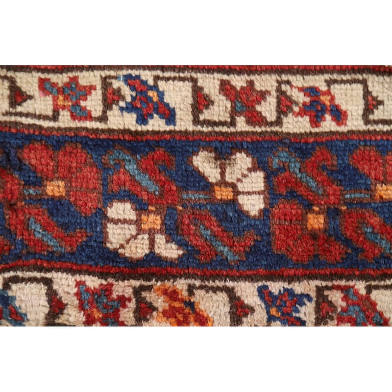 Traditional Bakhtiari Persian Vintage Area Rug Handmade Wool Carpet - 4'11"x 10'1"