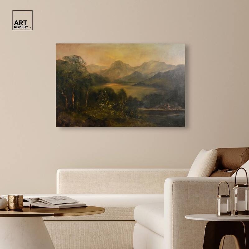 Highland Hues Canvas by Art Remedy, Gallery Wrapped
