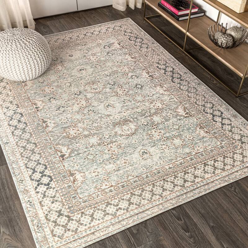 JONATHAN Y Xlendi English Country Argyle Area Rug