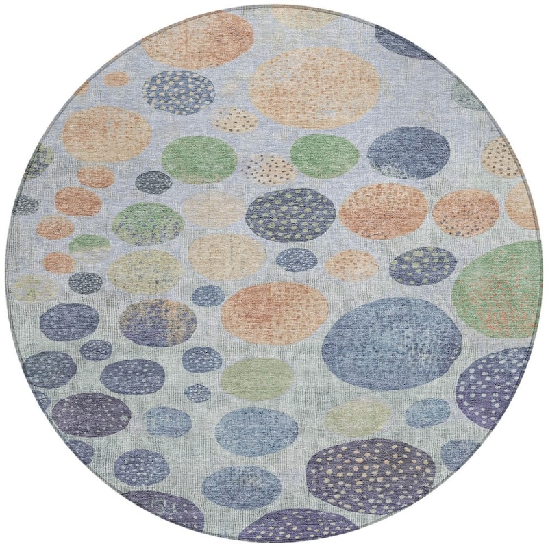 HomeRoots Geometric Transitional Rectangle Outdoor Rug