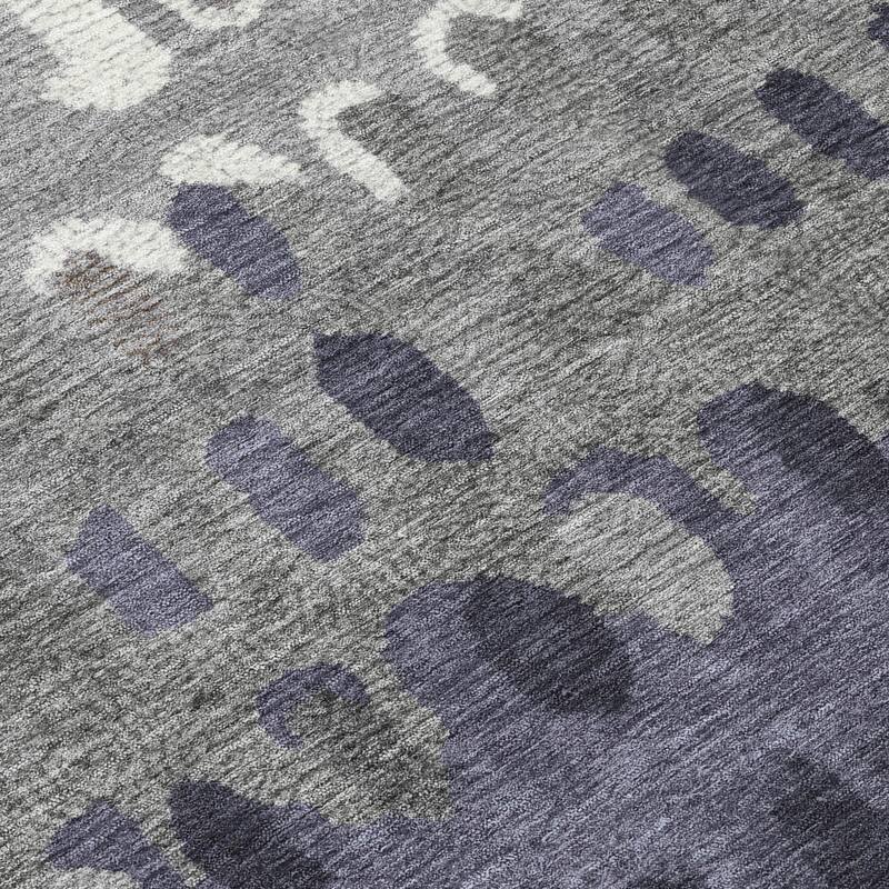 Machine Washable Indoor/ Outdoor Modern Trezze Chantille Rug