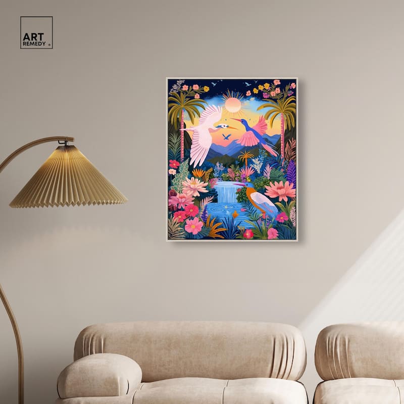 Waterfall Haven Canvas by Art Remedy