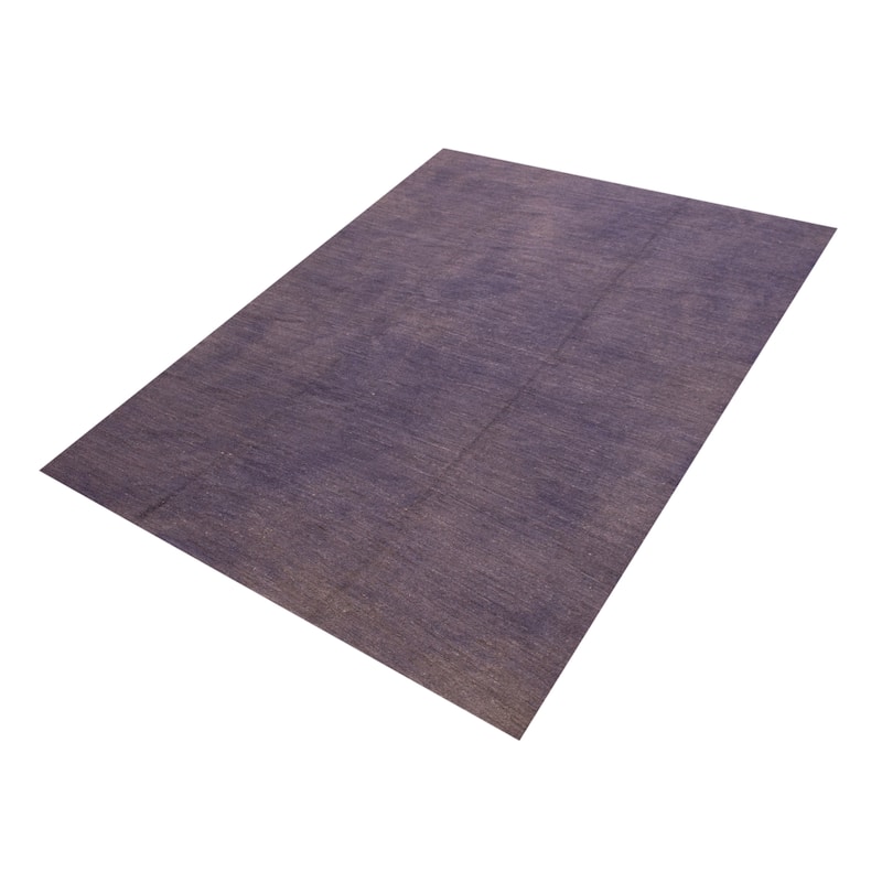 ECARPETGALLERY Flat-Weave Natural Purple Wool Tapestry Kilim - 9'11 x 13'5