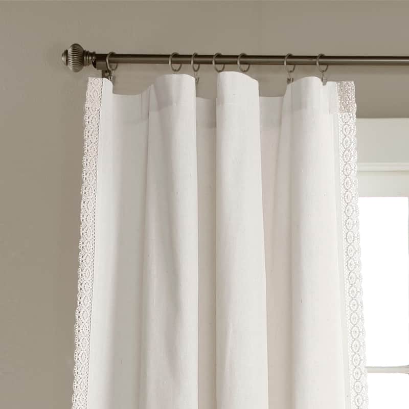 The Gray Barn Kind Koala Vintage Farmhouse Light Filtering Curtain Panel Pair