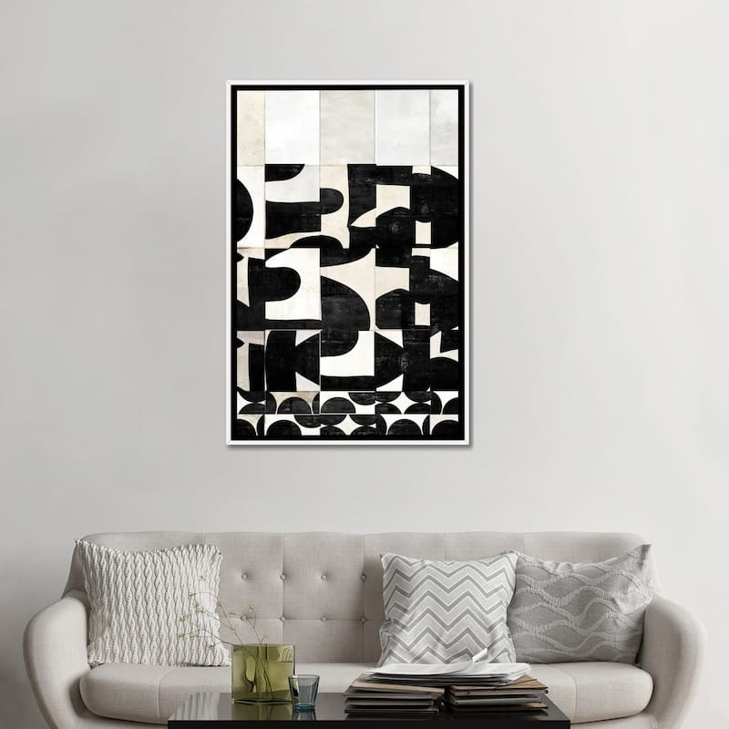 iCanvas "Scramble" by Nikki Chu Framed Canvas Print