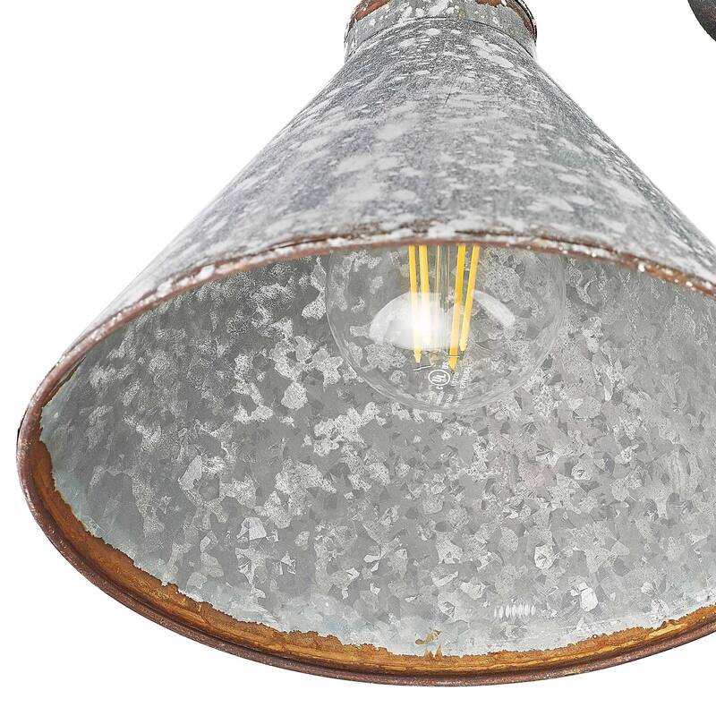 Wry Lighting Jasper 1-light Wall Sconce in Antique Black Iron