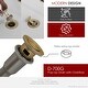 preview thumbnail 23 of 47, STYLISH Pop-Up Bathroom Sink Drain with Overflow (Set of Two)