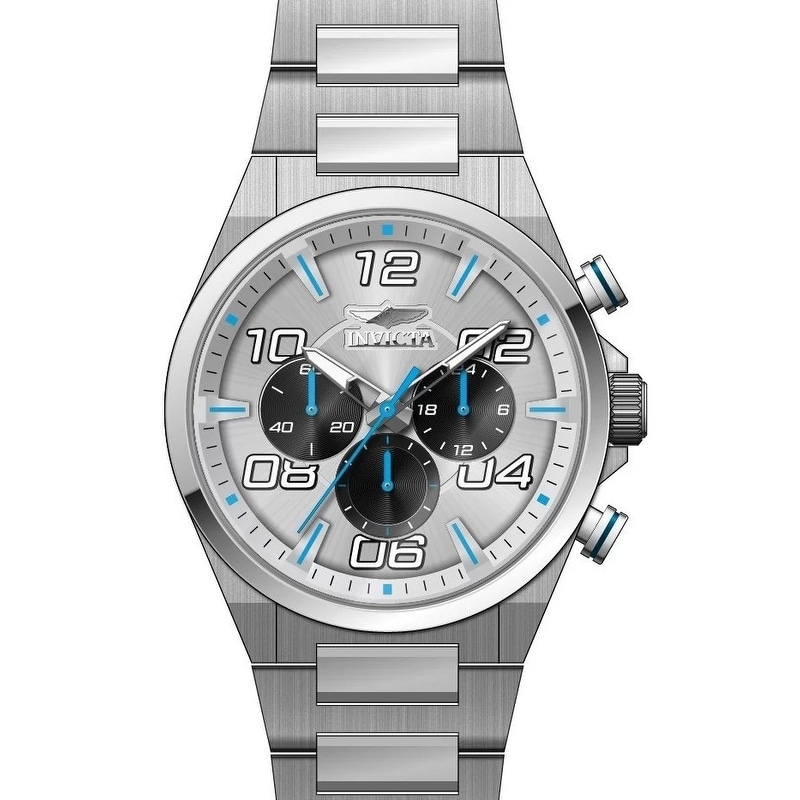 Invicta Men's 50423 Speedway Quartz VD54 Silver Dial Watch