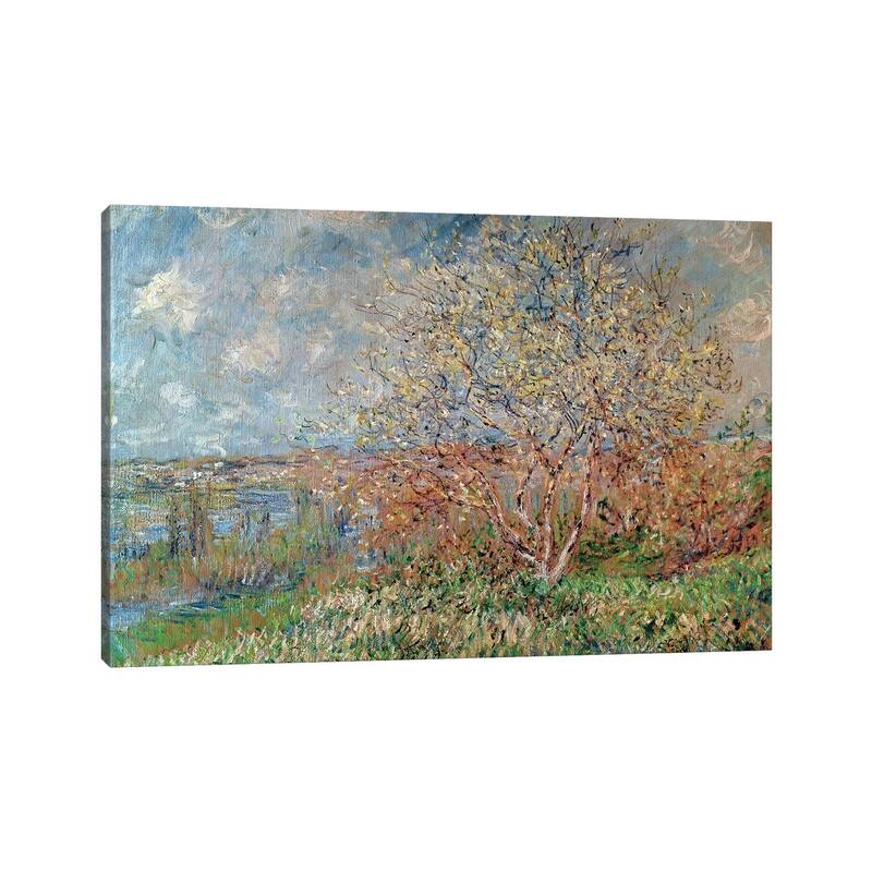iCanvas "Spring, 1880-82 " by Claude Monet Canvas Print