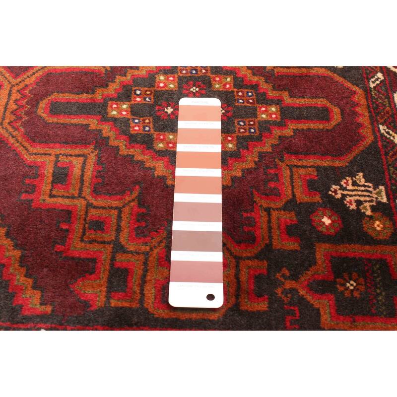 ECARPETGALLERY Hand-knotted Teimani Dark Brown Wool Rug - 3'8 x 6'1