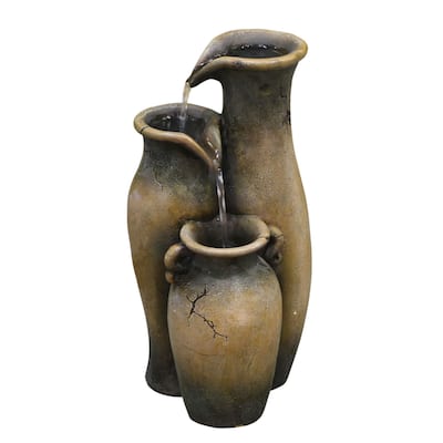 12" Pouring Jugs Outdoor Garden Fountain