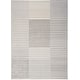 preview thumbnail 2 of 38, Nourison Brushstrokes Indoor only Striped Area Rug 5' x 8' - Grey - Rectangle