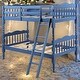 preview thumbnail 8 of 25, Classic Rectangular Design Twin over Twin Bunk Bed Grey