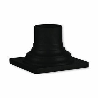 Textured Black Pier Mount Adapter - Textured Black