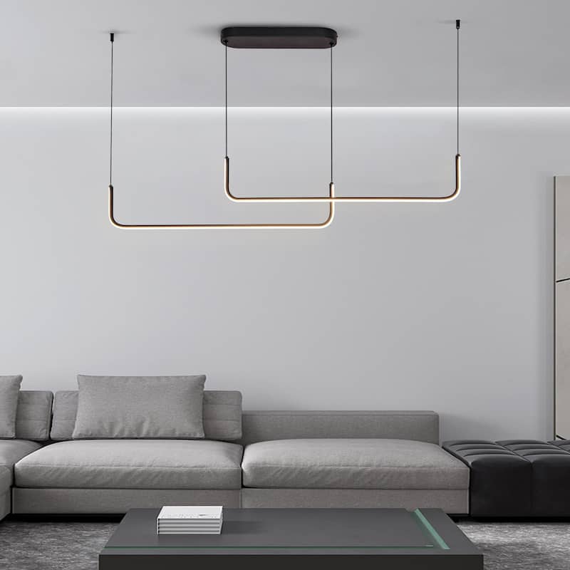 LED Linear Chandelier Kitchen Chandelier Modern Chandeliers