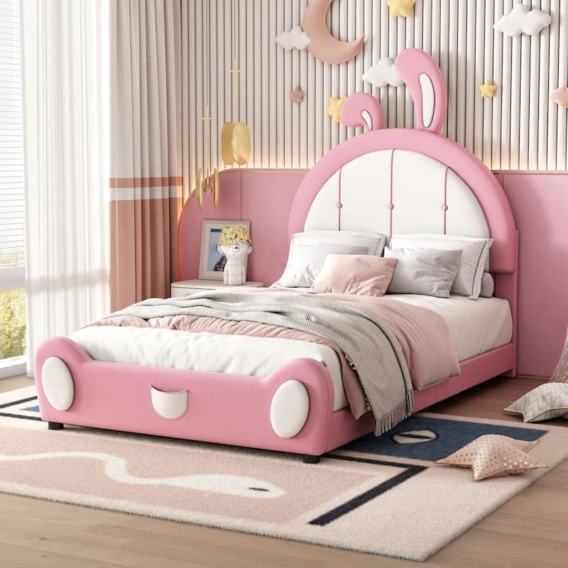 Upholstered Children's Platform Bed