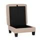 preview thumbnail 8 of 11, Furniture of America Xenia Modern Boucle Ottoman with Storage