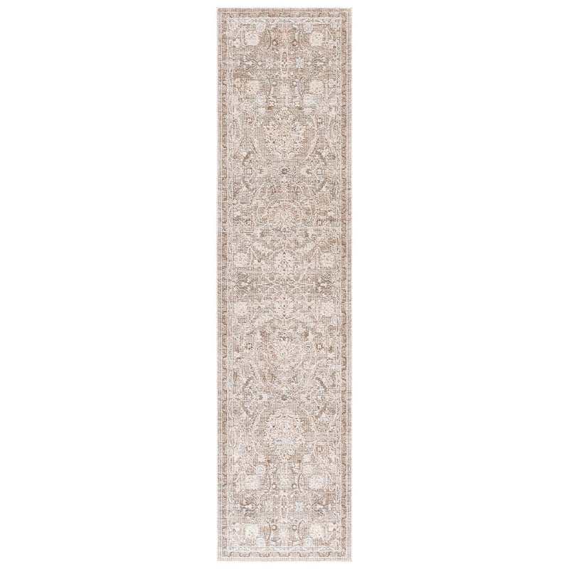 Lauren Ralph Lauren Gwendoline Traditional Rug - 2' x 8' Runner - Taupe/Ivory