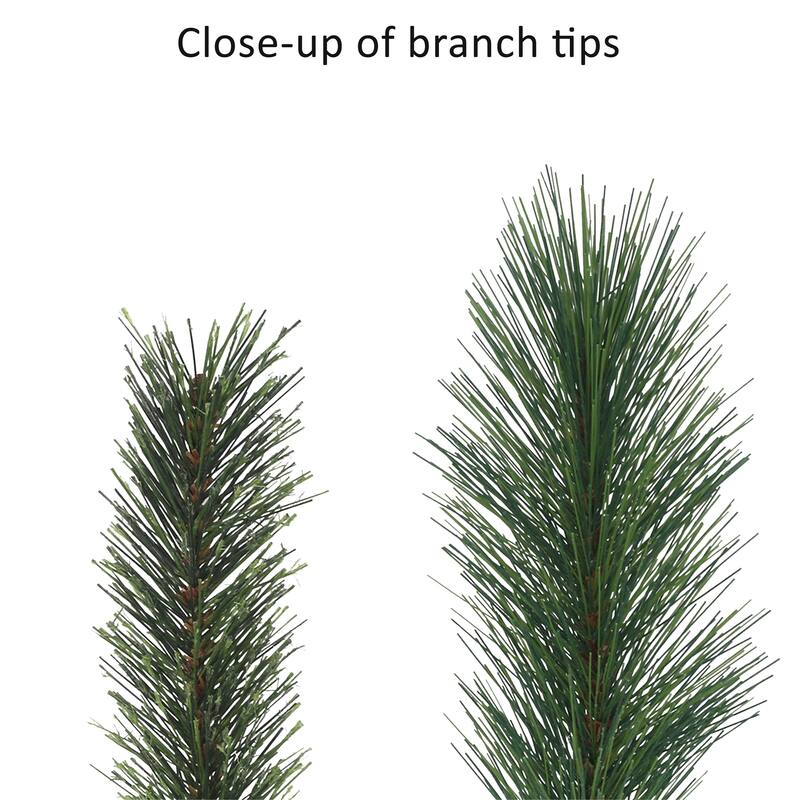 Puleo International 7.5' Slim Teton Pine Artificial Christmas Tree