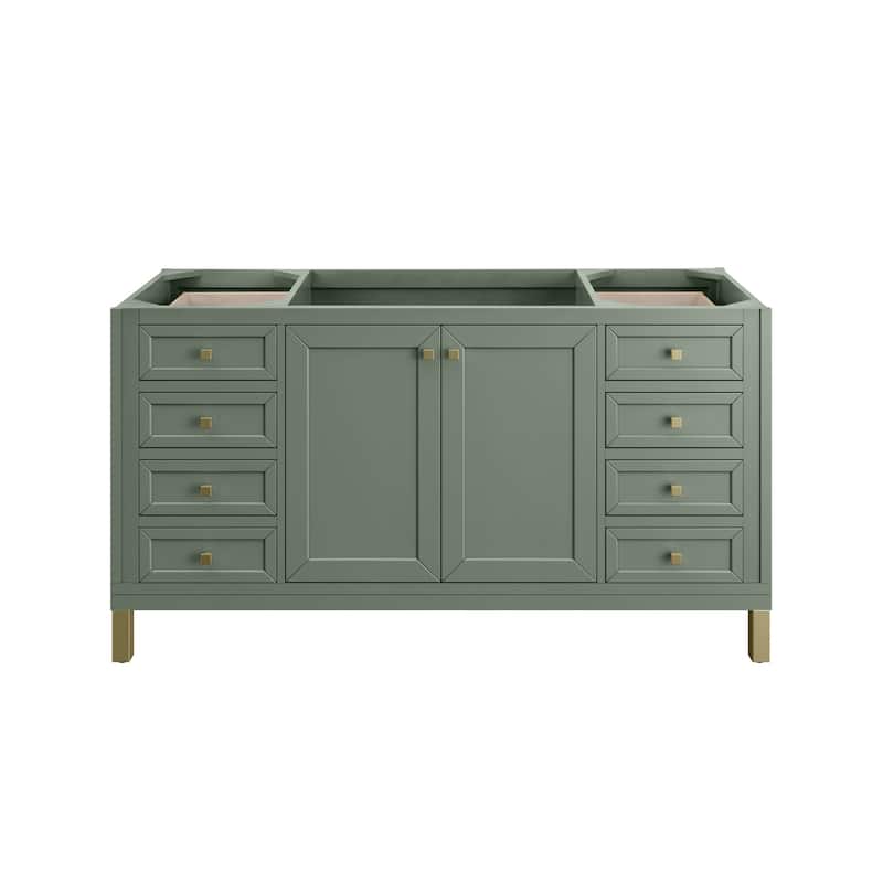 James Martin Vanities 503-V60S-3CSP Chicago 60" Free Standing Single