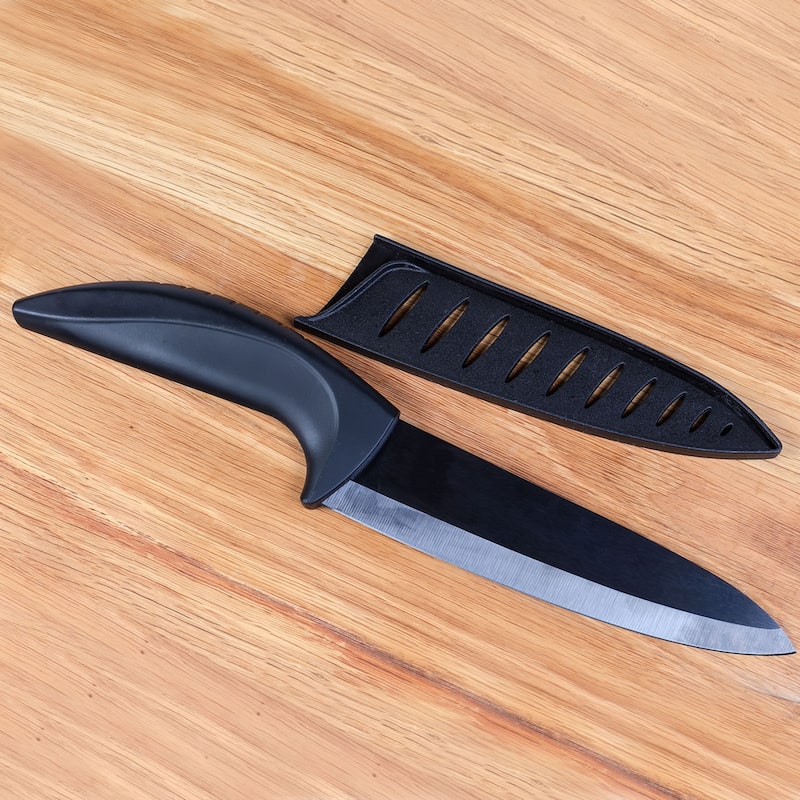Plastic Kitchen Knife Sheath Cover Sleeves for 3.5" Paring Knife - Black